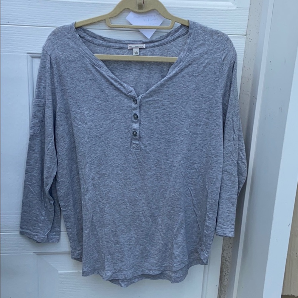 Quarter Button Casual Tee